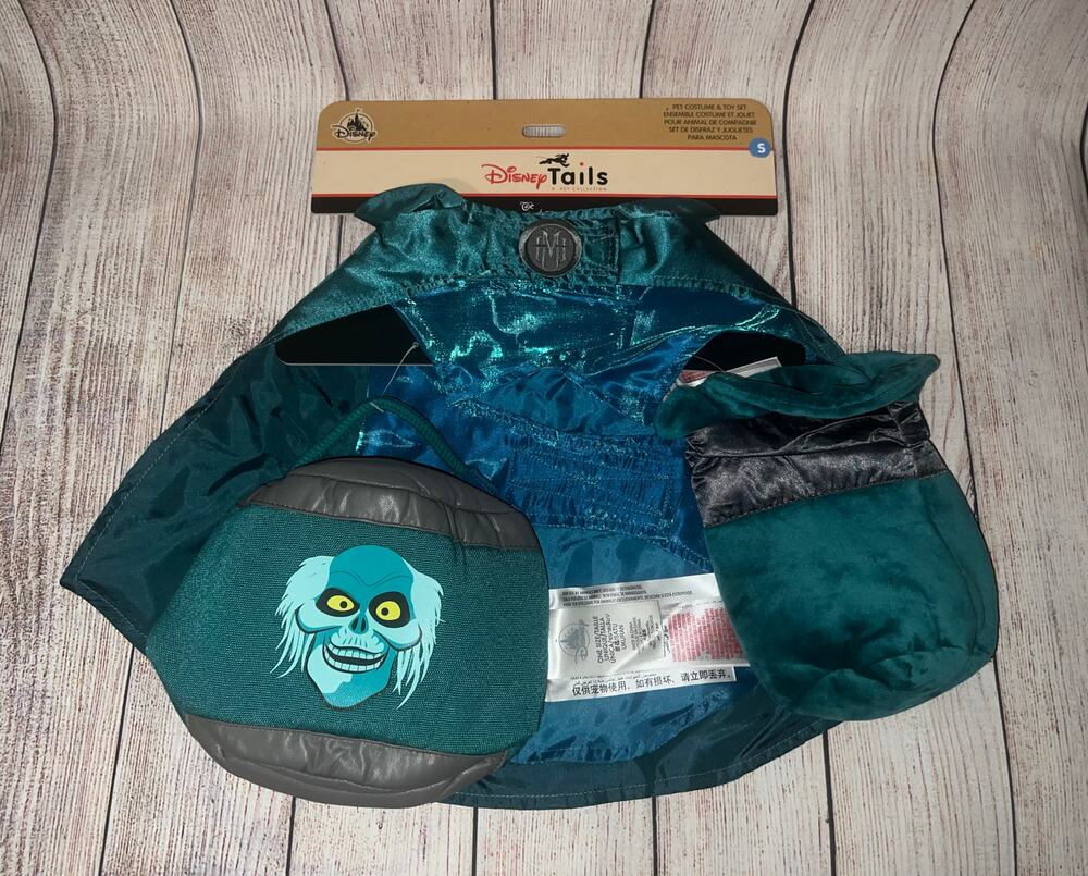 Disney Tails The Haunted Mansion Pet Costume Hatbox Ghost S Small New with Tags